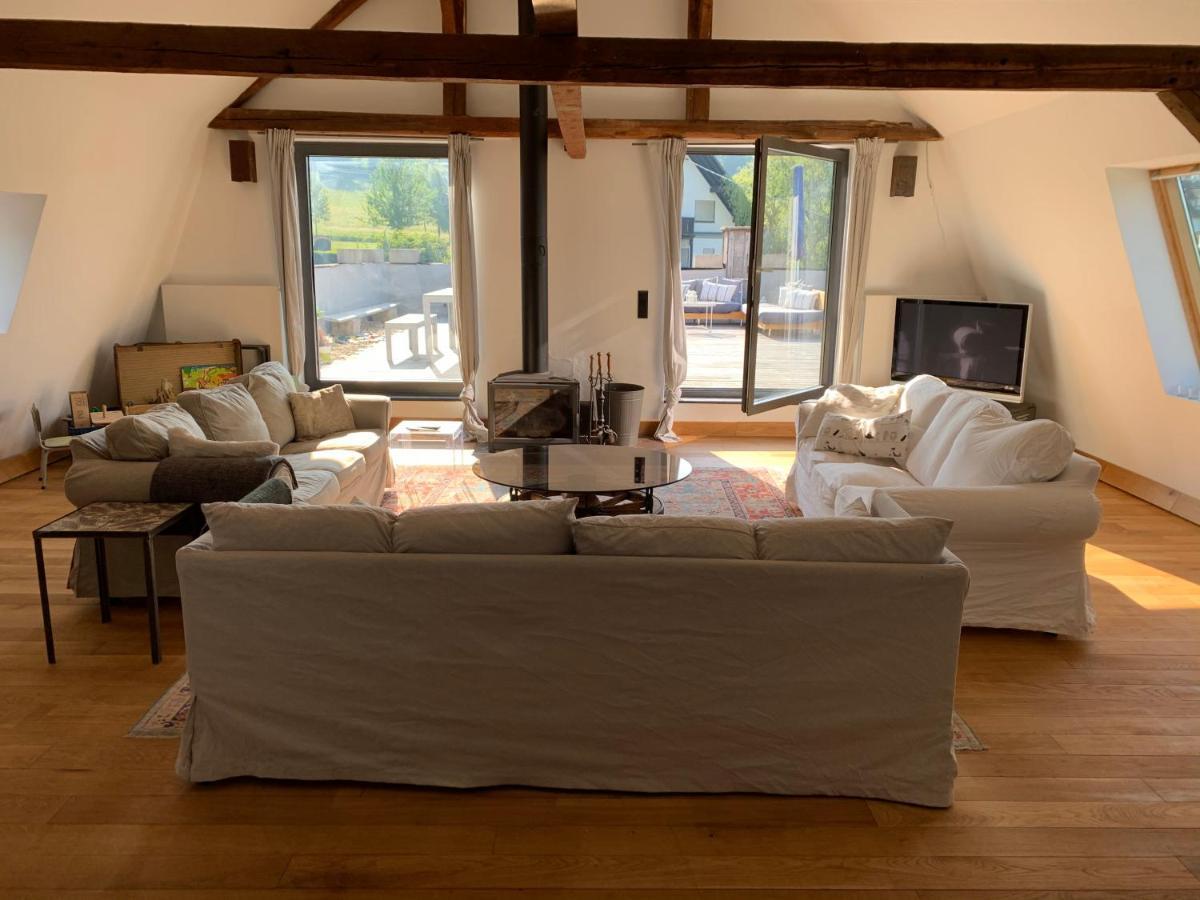 Design Appartment With Big Terrace Halsenbach Kültér fotó